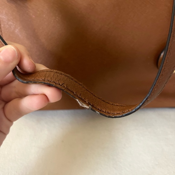 Michael Kors Large Tan Brown Jet Set Tote Bag Purse Handbag - Picture 5 of 13